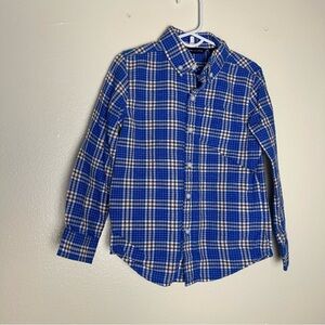 Janie and Jack Plaid Button Up